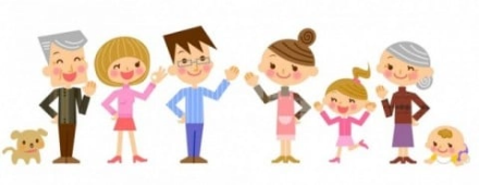家族のイラスト